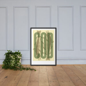 Atlantic Cod - Framed poster